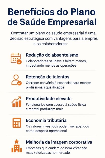 benefícios do plano de saúde para sua empresa